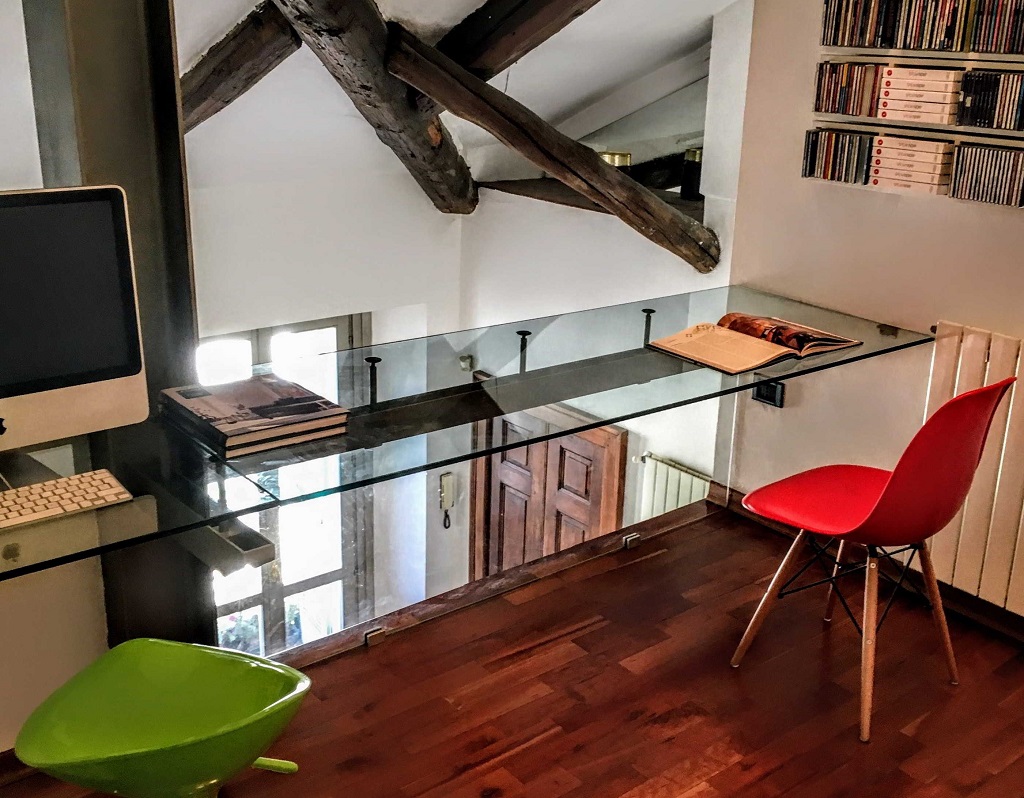 Balconata e tavolo studio